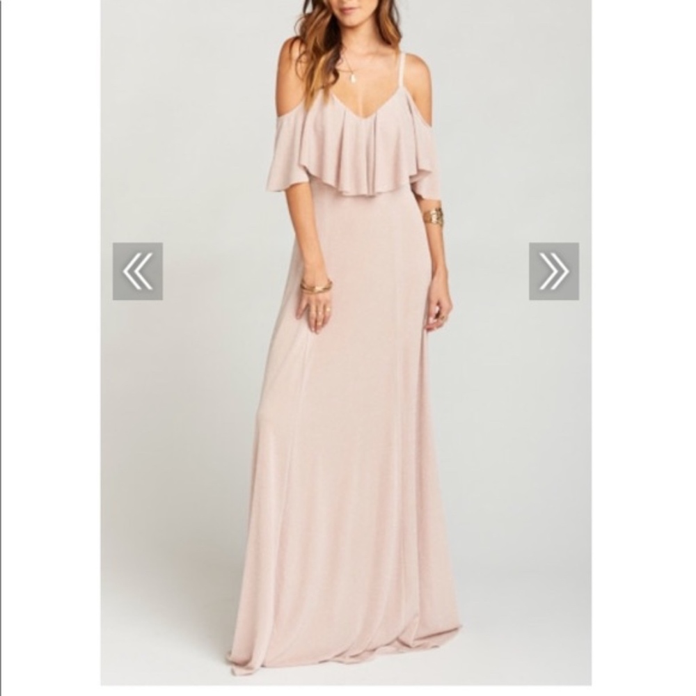 MUMU RENEE RUFFLE MAXI DRESS - Picture 3 of 5